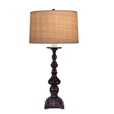 Stiffel TL-A764-A573-JB 32 in. Japanese Bronze Table Lamp with Natural Raffia Shade