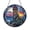 Acrylic 3.5 Inch, variant on Classic Irish Castle Window Suncatcher with Stained Glass Look, Architectural Home Accent