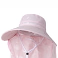 thumbnail image 3 of ROHUUQUE Women Boonie Hats UV Protection Full Face & Neck Cover Breathable Floral Ice Silk Tea-Picking Sun Hat for Outdoor Hot Pink, 3 of 5