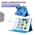 thumbnail image 3 of Dteck Case for iPad 9.7 2018 2017 / iPad Air 2 / iPad Air, Folio Stand PU Leather Case Soft TPU Back Cover with Auto Sleep Wake for iPad 9.7 inch (6th Gen, 5th Gen)/iPad Air 2/iPad Air,Blue Butterfly, 3 of 8