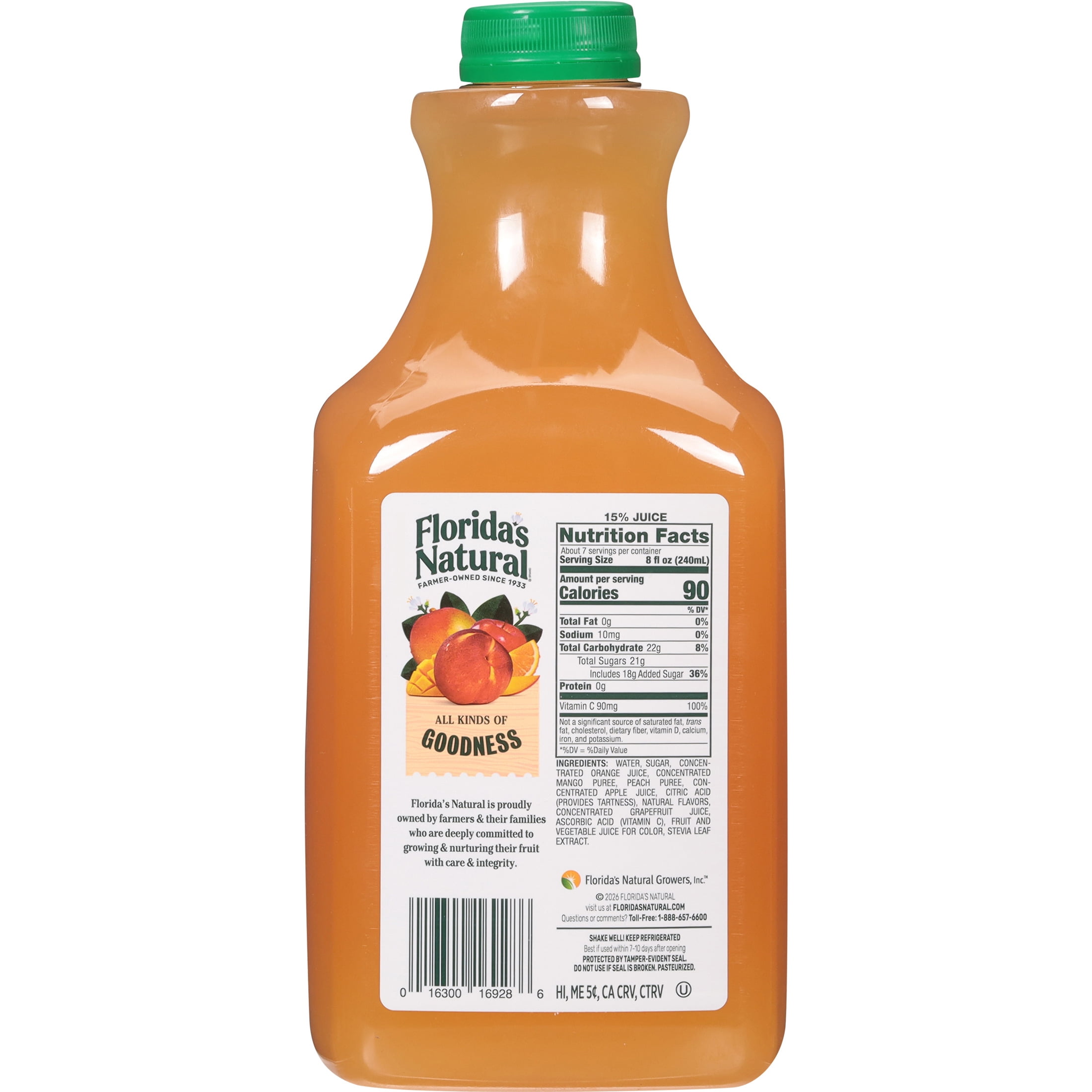 Florida's Natural Peach Mango 59 oz