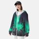 thumbnail image 3 of Balery Northern Lights 2 Sudadera ligera de manga larga con capucha y protección solar UPF 50+ para hombre y mujer, ideal para pesca y running-X-Large, 3 of 7