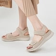 thumbnail image 5 of Gubotare Women's Orthopedic Sport Sandals Shoes with Soft Cushion Foam Comfortable Walking Sandal Arch Support Wide Fit Dress Comfy Athletic Travel Summer Sandal Dressy Back Strap (Beige,Size 9), 5 of 8