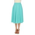 thumbnail image 3 of White Mark Jupe Midi Évasée pour Femme, Menthe, TG, 3 of 6