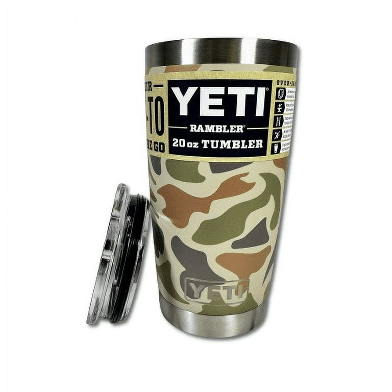 YETI Rambler 20oz Tumbler, Stainless Steel - Tan Camo - Walmart.com