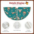thumbnail image 5 of Kll Giraffes Doing Various Yoga Christmas Tree Skirt 30",Party Decorations Farmhouse For Christmas Decorations Holiday Party, 5 of 8