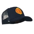 thumbnail image 5 of Circular Celtic Design Embroidered Trucker Cap - Navy OSFM, 5 of 5