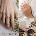 thumbnail image 5 of Beautlace lindo gato anillos ajustables 18K oro/plata/negro pistola plateado encantadores gatos animales anillo abierto joyería para mujeres KR0029, 5 of 5