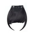thumbnail image 2 of Aojekbee Fake Hair Bangs for Women Invisible Seamless Natural Black/Brown/Blonde Hair Bangs Hair Extension, 2 of 4