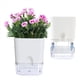 thumbnail image 3 of Macetas para Plantas de Interior de 4,25 Pulgadas, Maceta con Riego AutomáTico para Interiores, Macetas Violetas con DepóSito Visible, 2 Unidades, 3 of 8