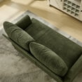 thumbnail image 4 of JURANYAZHU 54.7" Wide Chenille LoveSeat Comfortable Soft-Cushioned for Living Rooms and Small Spaces,Green, 4 of 6