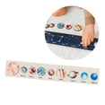thumbnail image 2 of HCTSHG Wooden Solar System Puzzle, Universe Learning Toys Pieces Ornament, Outer Space Themed Imaginary Sensory Play Gift, Preschool Science Stem Learning Activity, 2 of 9