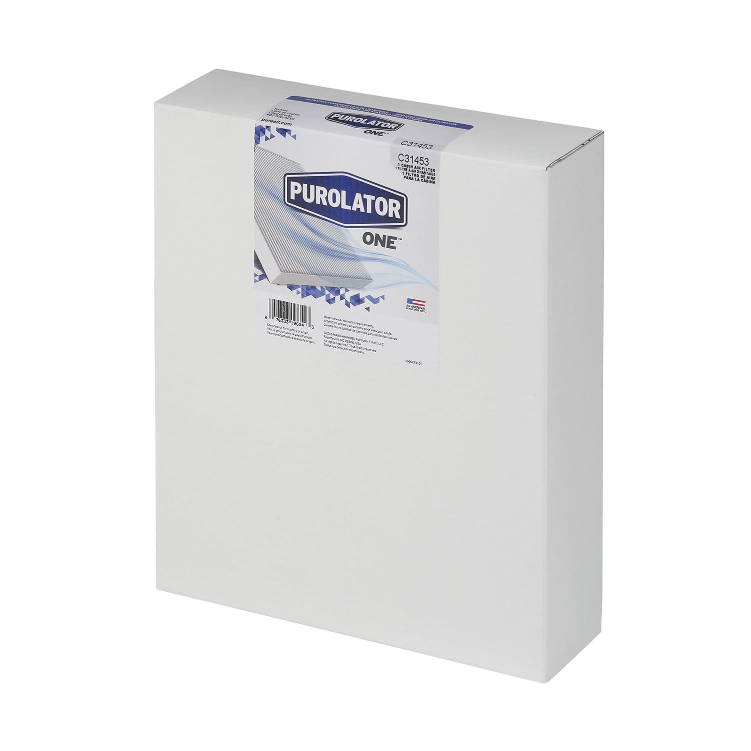 Purolator Advanced Cabin Air Filter Purolator ONE C31453 for Kia