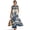 Blue Floral, variant on Crane Bird Abstract Cloud Print Sleeveless Crewneck Spring Summer Maxi Dresses for Women Linen Look Sleeveless Tank Dress Breathable Casual Resort Wear Vacation Travel, M