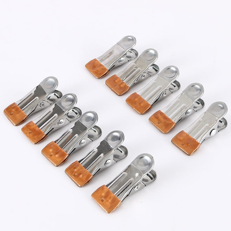 20 Packs COBEST Metal Clips Clothes Pins Stainless Steel Wire Clips for Photos Towels Socks Pants Small Clothespins Clotheline Utility Pins 