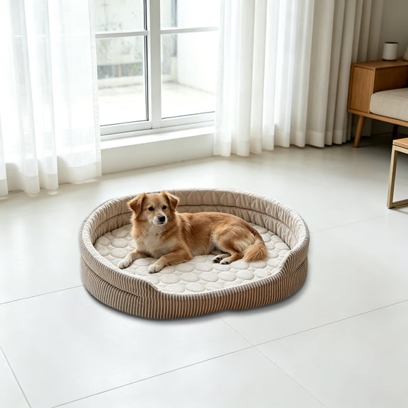 Detachable Dog Cooling Mat for Summer, Self Cooling Pet Bed Mat for Crate, Sofa & Car Seats, Breathable Washable Cool Pad for Small, Medium, Large Dogs and Cats