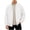 B_White, variant on Mens Jacket Versatile Stand Up Collar Jacket Solid Color Raglan Sleeves With Elastic Closure Fashion Casual Lightweight Outerwear Jackets For Daily Use