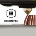 thumbnail image 2 of HATCHBOX Metallic Finish PLA 3D Printer Filament, Dimensional Accuracy +/- 0.03 mm, 1 kg Spool, 1.75 mm, Copper, 2 of 5