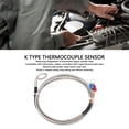 thumbnail image 3 of K Type Thermocouple Sensor, Stainless Steel Temperature Probe for Automotive Engine, with 14mm ID Washer, for Cylinder Head Temperature Measurement, 3 of 7