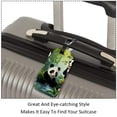 thumbnail image 3 of Square 2Pack PU Leather Panda Cruise Luggage Tag with Privacy Cover and Name ID Tag for Travel Handbags Backpacks Luggage Tags, 3 of 6