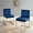 Gold Navy, variant on Modway Carriage Dining Chair Performance Velvet Set of 2 in Gold Navy