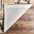 thumbnail image 4 of SAFAVIEH Restoration Vintage Katharine Border Wool Area Rug, Ivory/Charcoal, 6' x 6' Square, 4 of 7