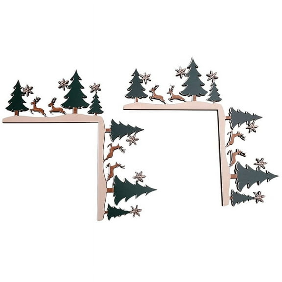 Christmas Door Toppers Decor, Top Door Frame Corner Sign Decorations, Home Frame Decor Ornament for Home Decor B