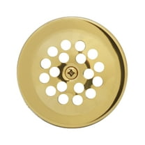 Westbrass D327-01 2-7/8" OD Beehive Style Bathtub Strainer Drain Cover, Polished Brass