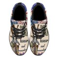thumbnail image 2 of Memorial Day Honor And Remember Patriotic Veterans Shoes Sneakers Black Size 4, 2 of 7