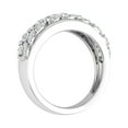 thumbnail image 2 of 1/2 Carat Diamond Wedding Band Ring in 925 Sterling Silver (Ring Size 9.75), 2 of 6