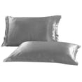 thumbnail image 3 of Miuline Satin Pillowcase, 1/2 pcs Pack Silky Satin Pillowcases For Hair and Skin Pillowslip With Envelope Closure, 3 of 5