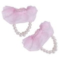 thumbnail image 1 of Brazalete de muñeca Yotijar 10 Piezas de Cordón y Perlas Rosado, 1 of 9