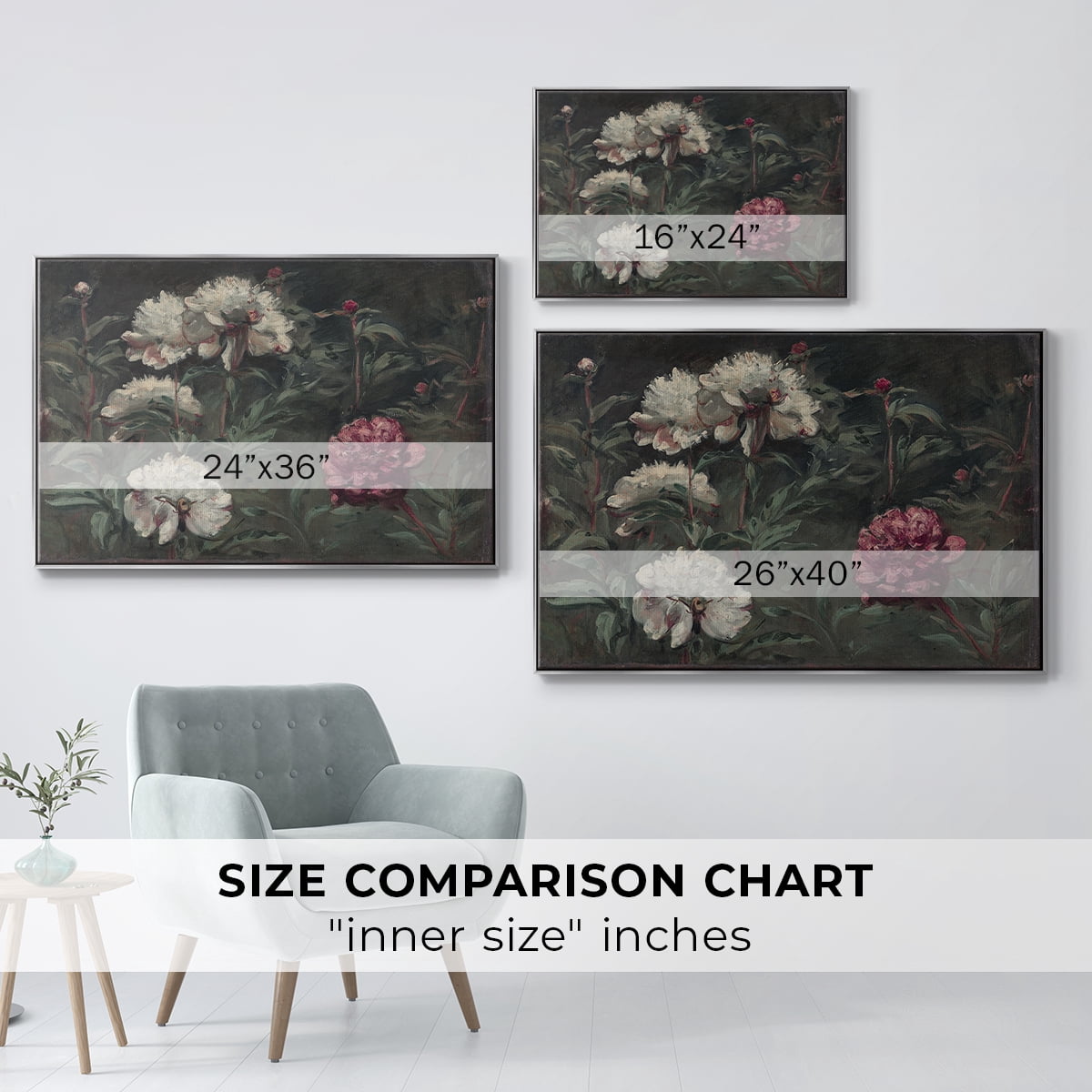 Vintage Botanical Print-LXXXVIII By Wexford Home Framed in Silver Wood Gallery Wrapped Canvas 17 in. x 25 in.