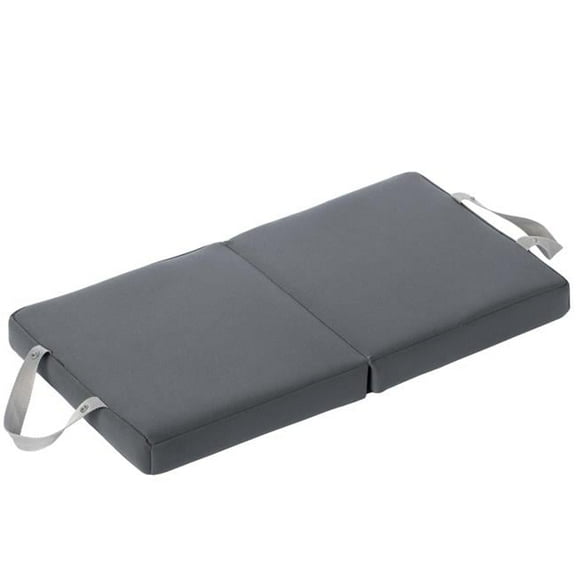 2.25 x 24.5 x 14 in. Foldable Garden Memory Foam Kneeler Pad, Gray
