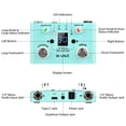 thumbnail image 6 of M-VAVE LOST TEMPO Effect Pedal Drum & Looper Effector Mini 2-in-1 Looper & Drum Machine Double Footswitch Looper Pedal Looper Guitar Pedal 30 Drums & 4 Loops High Precision Tuner, 6 of 9