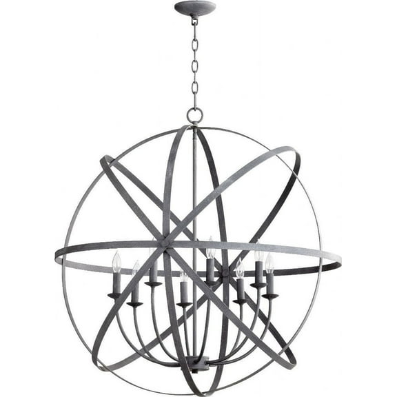 Quorum Lighting - Eight Light Chandelier - Celeste - 8 Light Sphere Chandelier