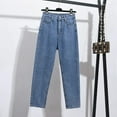 thumbnail image 4 of Women's High-waist Straight-leg Cropped Jeans, 4 of 6