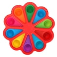 thumbnail image 4 of Paleta de pintura para niños con macetas codificadas por colores en bandeja, suministros de arte lavables para el hogar y la escuela, color rojo, 4 of 8