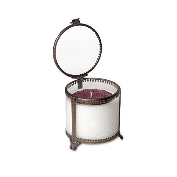 Himalayan Trading Post Victorian Trinket Jar Large Red Currant Candle 16oz