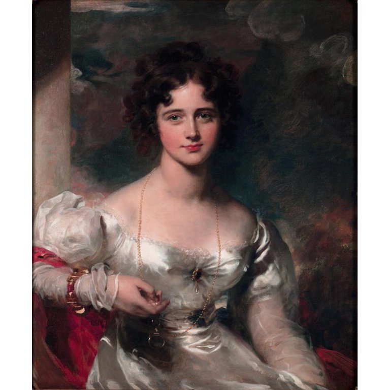 Thomas Lawrence 20x23 Black Ornate Framed Double Matted Museum Art