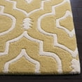 thumbnail image 4 of SAFAVIEH Chatham Xanthia Geometric Wool Area Rug, Light Gold/Ivory, 5' x 8', 4 of 12