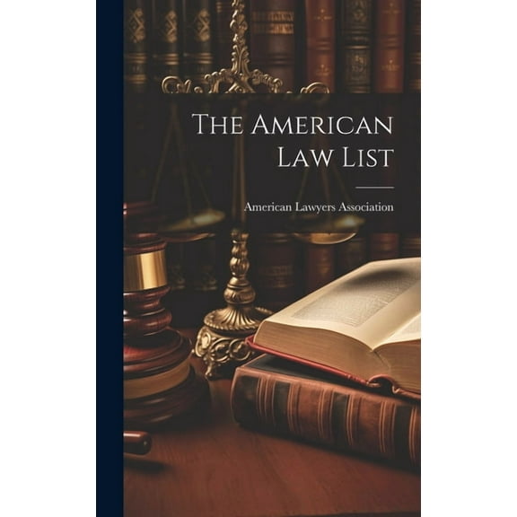 The American Law List (Hardcover)