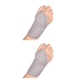 thumbnail image 3 of Baohd Réglable Bracelet Gym Formation Poignet Ficelle Fractures Bande Entorse Compression Auto-Adhésif Bretelles Fitness Yoga Gris 2PCS, 3 of 6