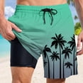 thumbnail image 4 of Kcolen Swim Trunks Men 5 Inch High Elastic Waist Hawaiian Shorts Comfy Swimsuit for Men Swim Trunks Men Summer Beach Fashion Swimwear, 4 of 4