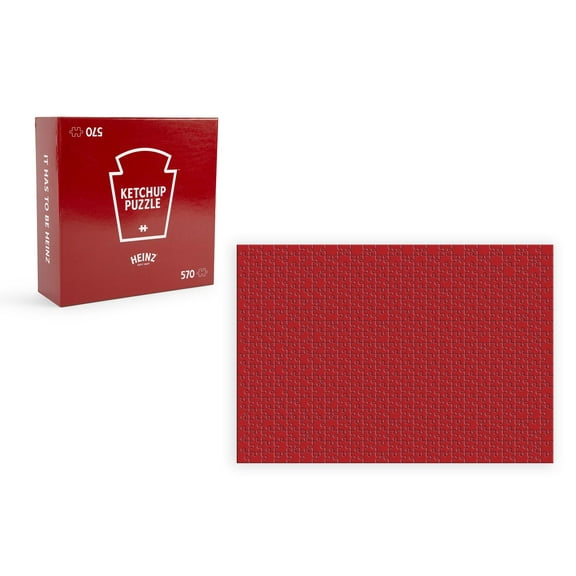 Heinz Ketchup All-Red Food Puzzle For Adults And Kids | 570 Piece Jigsaw Puzzle