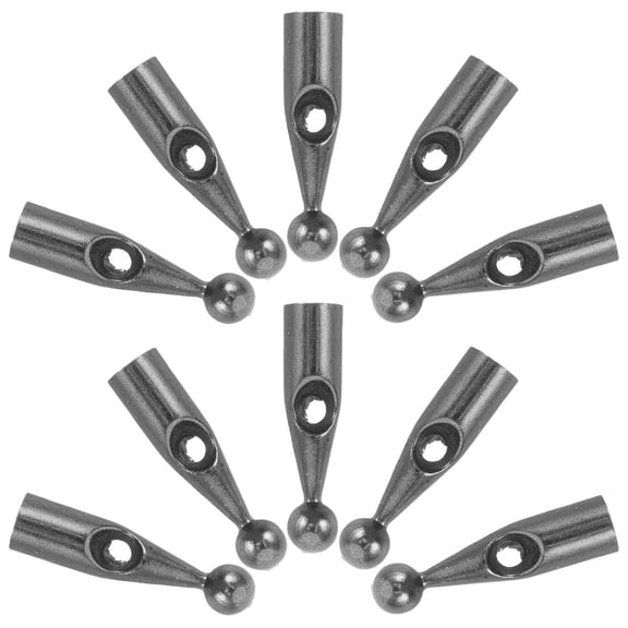 SEWOART 10Pcs Durable Metal Umbrella Tail Beads Replacement Caps for Folding and Golf Umbrellas