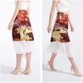 thumbnail image 4 of Coconut Tree Stylish Chiffon Summer Beach Dresses for Women, 4 of 6