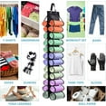 thumbnail image 4 of Double-sided 24-cell storage hanging bag Hanging storage Yoga pants towel clothes sundries closet transparent door storage, 4 of 15