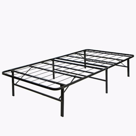XtremepowerUS Modern Metal Folding Bed Frame Platform, Twin Size