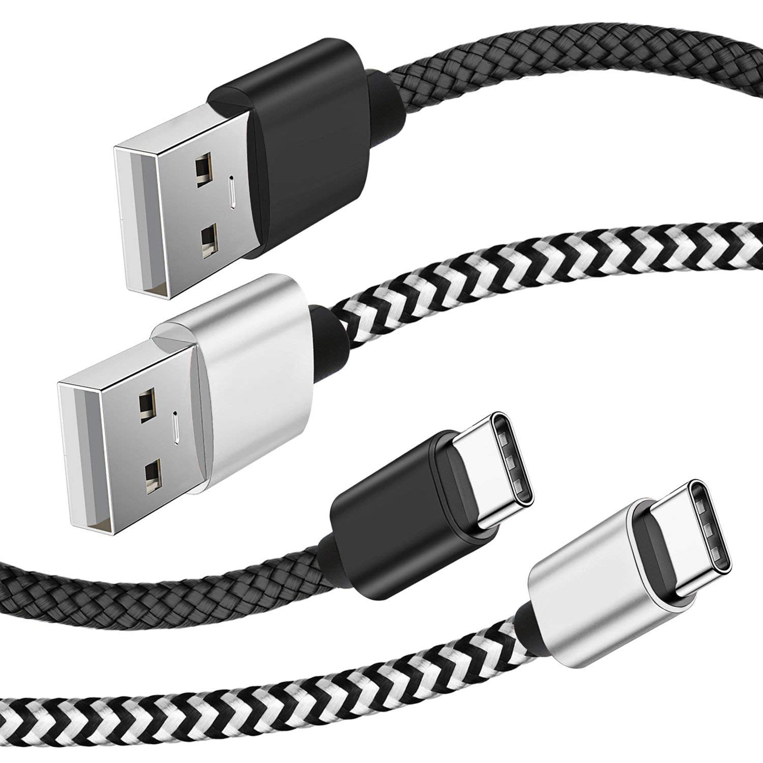 USB Type C Car Charger 2.4A Dual USB Port Rapid Car Charger Adapter Wirth 6ft Type C Cable Charging Cord Compatible for Samsung Galaxy S9/S9+/S8/Note8 Nexus 6P/5X and More LGV30/V20/G7 USB Type C Car Charger 2.4A Dual USB Port Rapid Car Charger Adapter Wirth 6ft Type C Cable Charging Cord Compatible for Samsung Galaxy S9/S9+/S8/Note8 Nexus 6P/5X and More LGV30/V20/G7